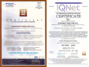Certificare Singomat - ISO 9001